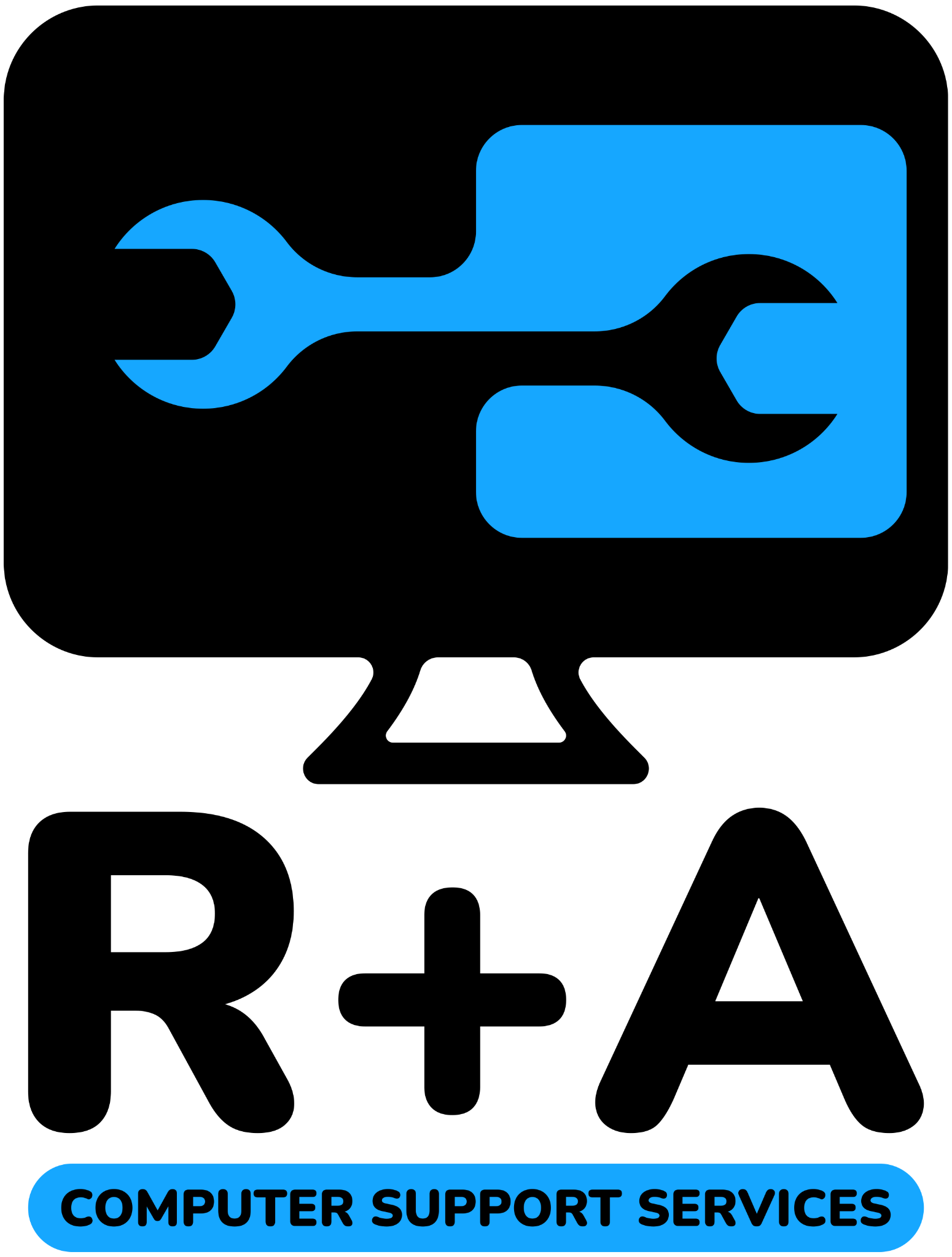 R+A Computer Support logo